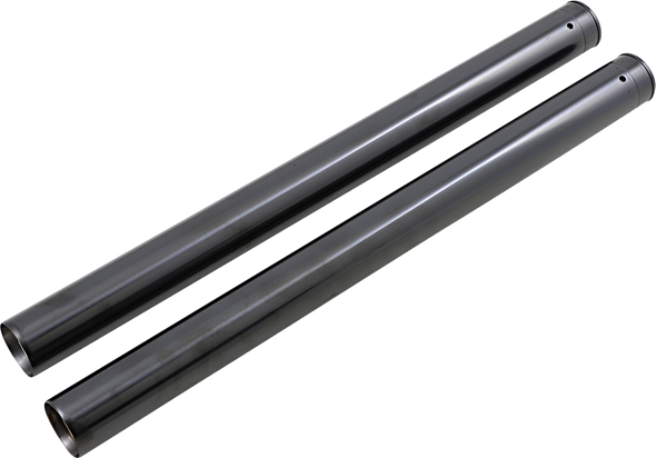 CUSTOM CYCLE ENGINEERING Black Diamond-Like Fork Tubes -  49 mm - 23.50" Length T2012DL