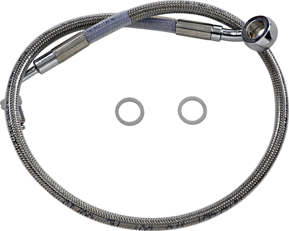 DRAG SPECIALTIES Brake Line - +2" - Stainless Steel - '18-'20 Softail 618631-2