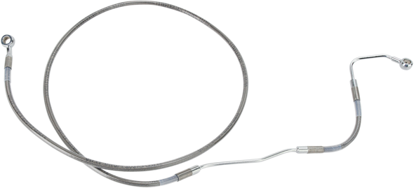 DRAG SPECIALTIES Brake Line - +10" - Stainless Steel - ABS 691182-10