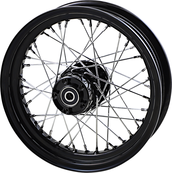 DRAG SPECIALTIES Rear Wheel - Single Disc/No ABS - Black - 16"x3.00" 71871NB