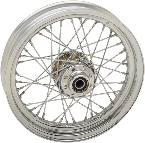 DRAG SPECIALTIES Front Wheel - Single Disc/ABS - Chrome - 16"x3.00" - '08-'17 FLST 64545