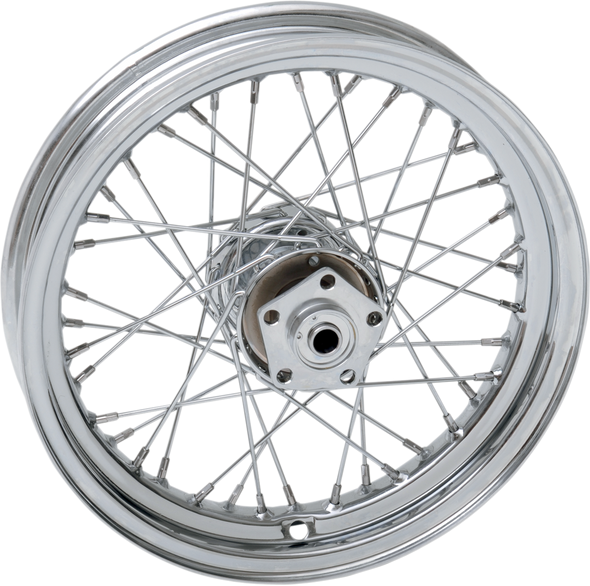 DRAG SPECIALTIES Front/Rear Wheel - Dual Disc/No ABS - Chrome - 16"x3.00" 19076A