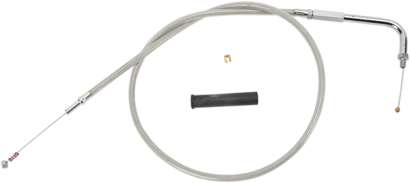 DRAG SPECIALTIES Idle Cable - 36" - Braided 5340536B