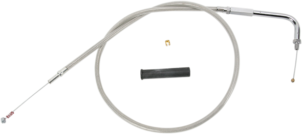 DRAG SPECIALTIES Idle Cable - 58" - Braided 5342158B