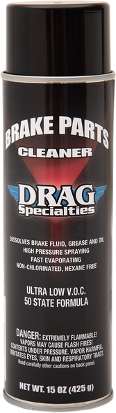 DRAG SPECIALTIES Brake Parts Cleaner - 15 oz. net wt. - Aerosol SP069DRAG