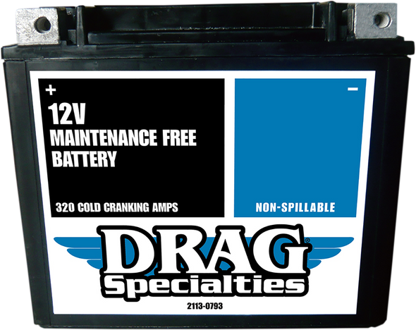 DRAG SPECIALTIES AGM Battery - YTX20H FT CTX20H FA FT