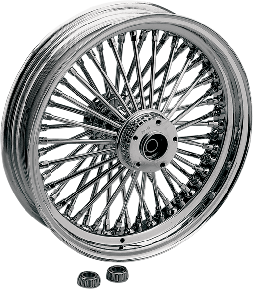 DRAG SPECIALTIES Rear Wheel - Single Disc/No ABS - Chrome - 18"x4.25" 04845-2548S