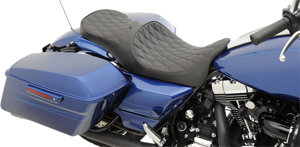 DRAG SPECIALTIES Low Touring Seat - Diamond - Driver's Backrest 0801-1008