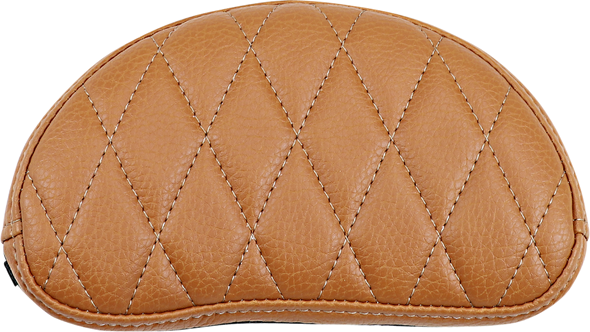 DRAG SPECIALTIES Diamond Stitched Sissy Bar Pad - Brown 0822-0318