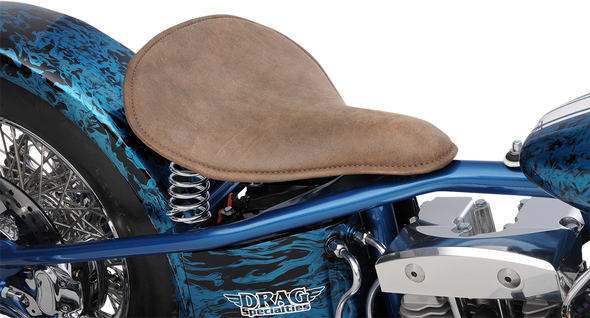 DRAG SPECIALTIES Low Solo Seat - Large - Brown 0806-0056