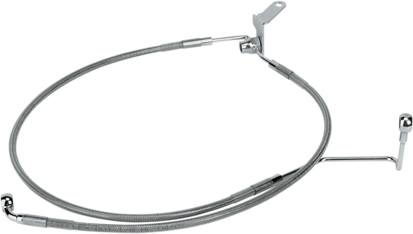 DRAG SPECIALTIES Brake Line - Rear - +3" - Softail 640223-3