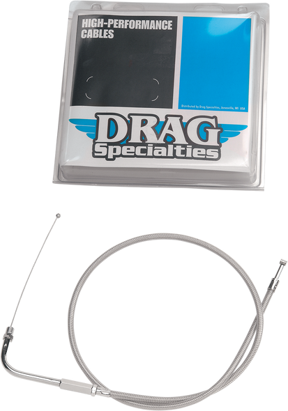 DRAG SPECIALTIES Idle Cable - 42-1/2" - Braided 5340700B