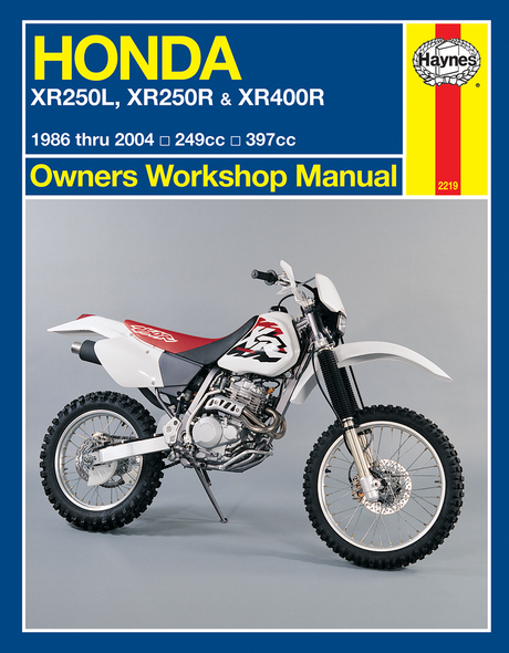 HAYNES Manual - Honda XR250R/250L/400 2219