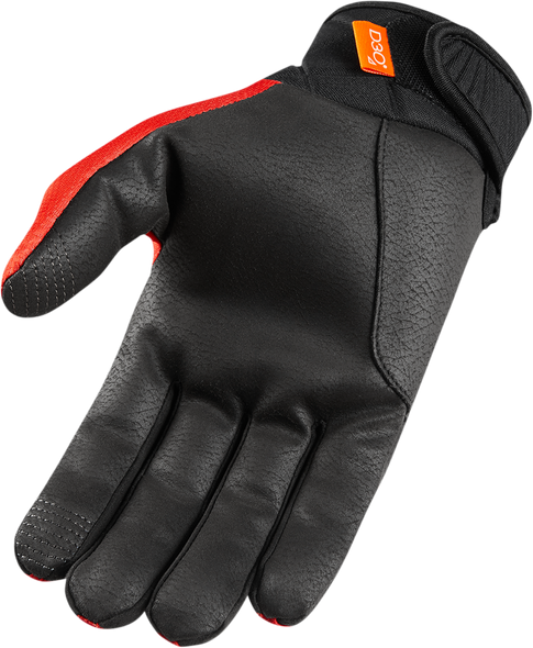 ICON Anthem 2 CE Gloves - Red - Small 3301-3683