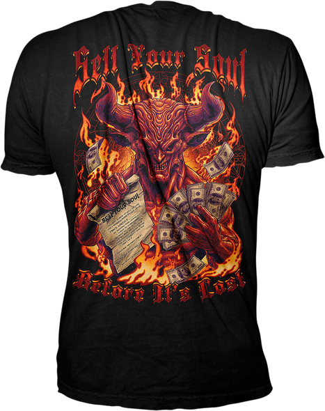 LETHAL THREAT TEE SELLYOUR BLACK 2X LT20891XXL