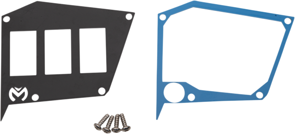 MOOSE UTILITY Dash Plate - Blue - RZR 100-5067-PU