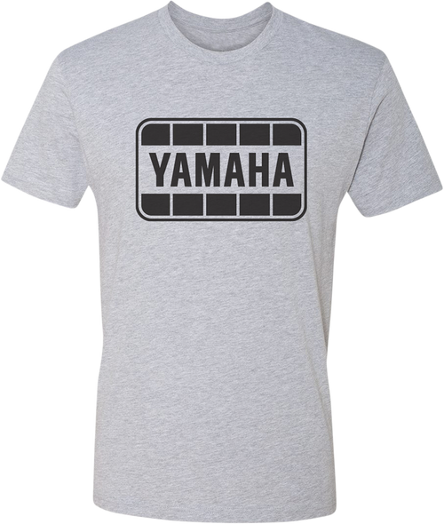 YAMAHA APPAREL Yamaha Retro T-Shirt - Gray/Black - Large NP21S-M1966-L