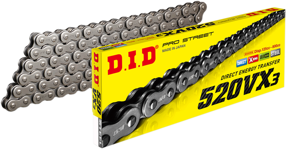 DID 520 VX3 - Chain - 110 Links 520VX3X110FB