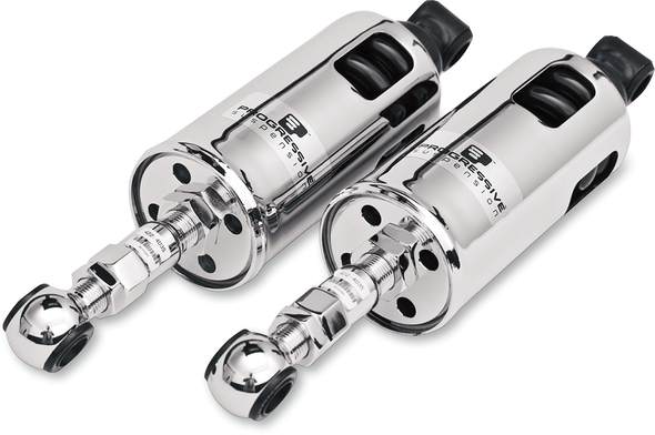 PROGRESSIVE SUSPENSION 422 Series Adjustable Shocks - Chrome - Heavy-Duty 422-4001C