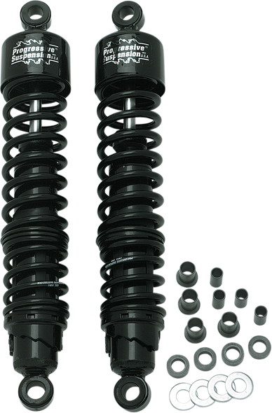 PROGRESSIVE SUSPENSION 413 Series Shock - Black - Standard - 15" 413-4039B