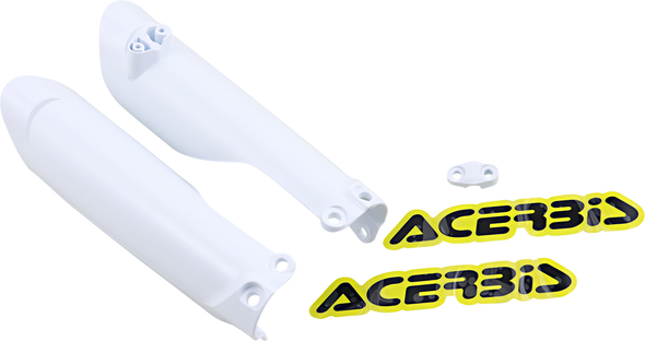 ACERBIS Lower Fork Covers for Inverted Forks - White 2791516811