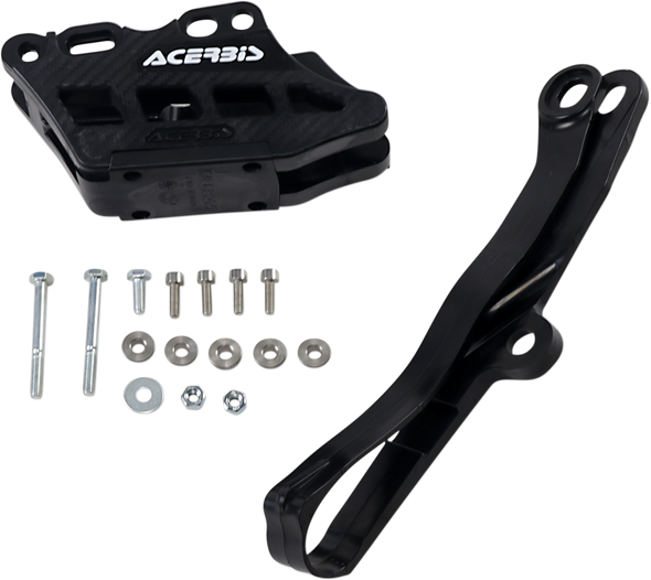 ACERBIS Chain Guide 2.0 and Slider Kit - Kawasaki KX450 - Black 2734950001