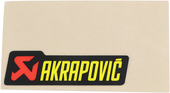 AKRAPOVIC Replacement Sticker P-HST4PO