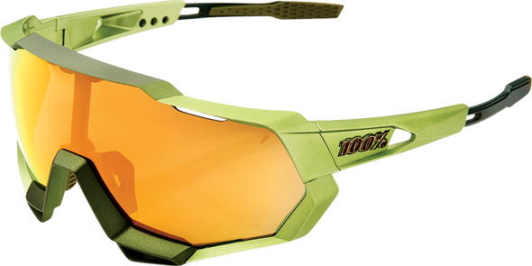 100% Speedtrap Sunglasses - Viperidae - Bronze Mirror Lens 61023-389-80