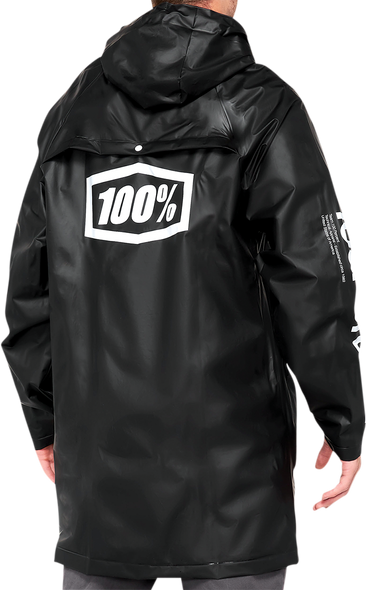 100% Torrent Raincoat - Black - Large 20040-00002