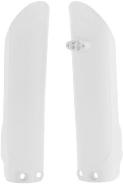 ACERBIS Lower Fork Covers for Inverted Forks - White 2686000002