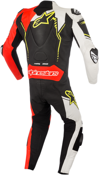 ALPINESTARS GP Plus v2 1-Piece Leather Suit - Black/White/Red/Yellow - US 46 / EU 56 3150518-1236-56