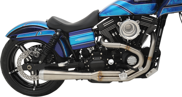 BASSANI XHAUST Road Rage 3 Exhaust - Stainless - '91-'17 Dyna 1D1SS