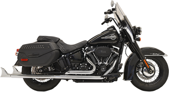 BASSANI XHAUST Fishtail Exhaust with Baffle - 33" 1S96E-33