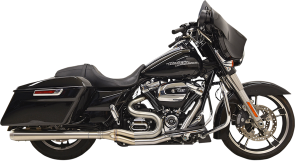 BASSANI XHAUST 2:1 Exhaust - Stainless Steel - Megaphone 1F21SS