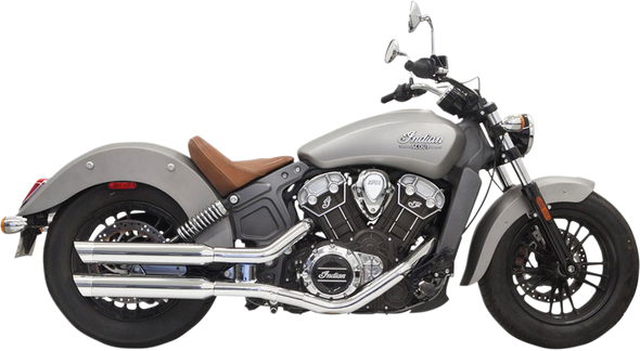 BASSANI XHAUST 3" Mufflers for Scout - Chrome 8S27SC