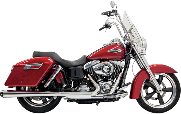 BASSANI XHAUST 4" Chrome Megaphone Muffler 1D17R