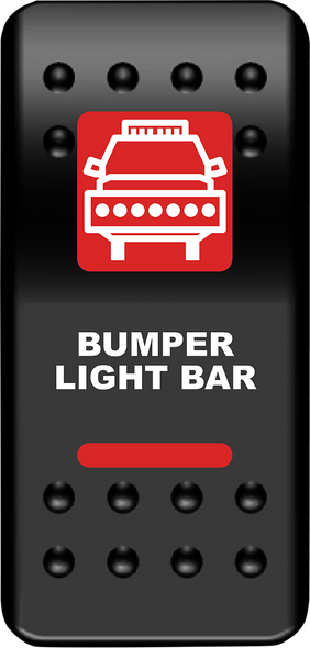 MOOSE UTILITY Rocker Switch - Bumper Light Bar - Red BLB-PWR-R