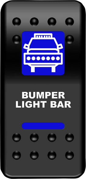 MOOSE UTILITY Rocker Switch - Bumper Light Bar - Blue BLB-PWR