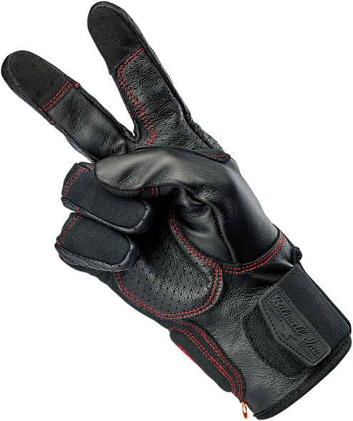 BILTWELL Borrego Redline Gloves - Large 1506-0108-304