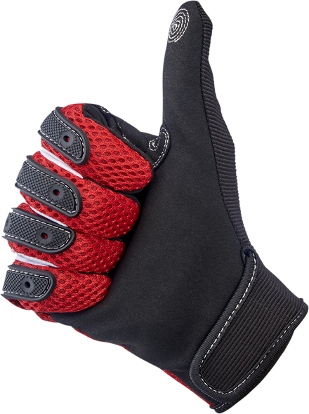 BILTWELL Anza Gloves - Red/Black - Small 1507-0801-002