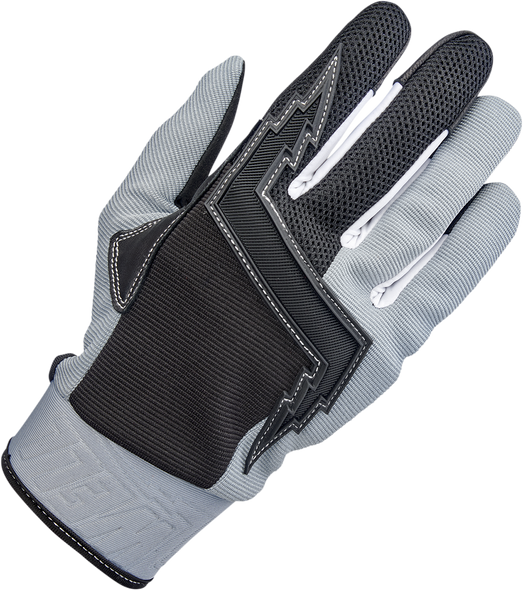 BILTWELL Baja Gloves - Gray/Black - 2XL 1508-1101-306