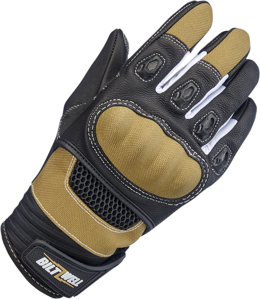 BILTWELL Bridgeport Gloves - Tan/Black - XL 1509-0901-305