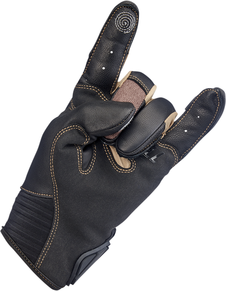 BILTWELL Bridgeport Gloves - Chocolate/Black - 2XL 1509-0201-306