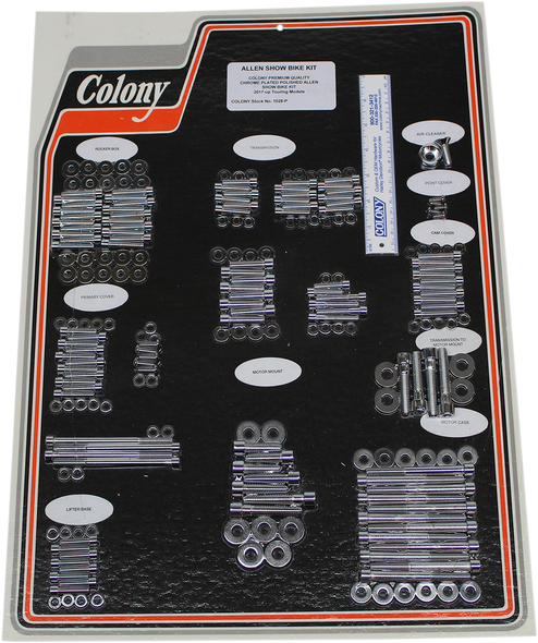 COLONY Engine Bolt Kit - Chrome 1028-P