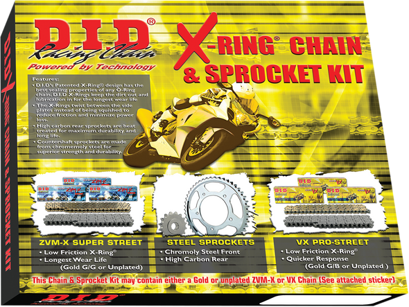 DID Chain Kit - Suzuki - DL650 V-Strom '07-'15 DKS-005