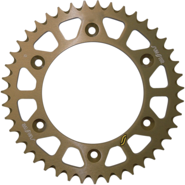 SUNSTAR SPROCKETS Rear Sprocket - 46 Tooth - Honda - Gold 5-355946