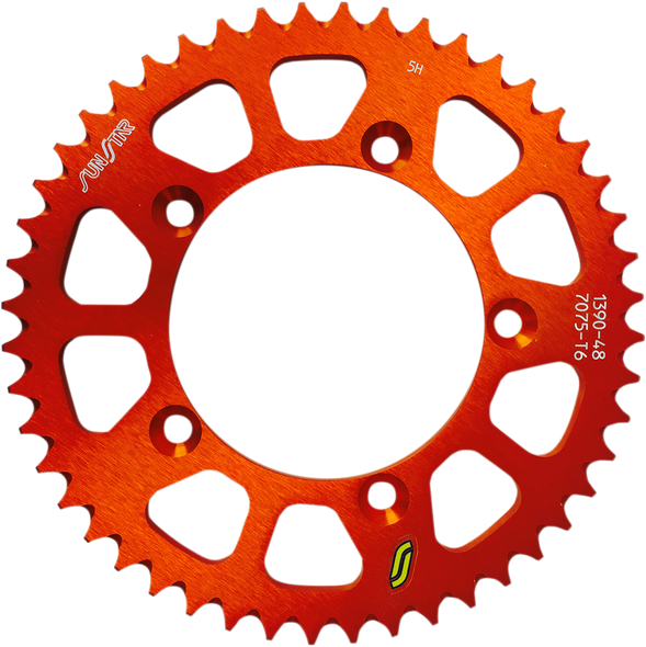 SUNSTAR SPROCKETS Rear Sprocket - 48 Tooth - KTM - Orange 5-139048OR