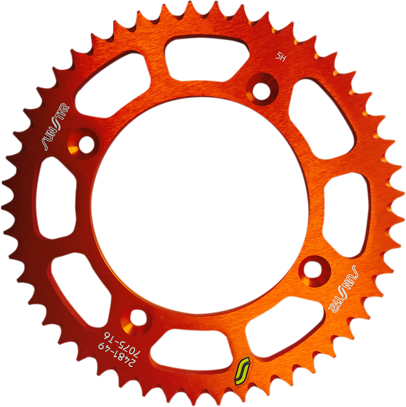 SUNSTAR SPROCKETS Rear Sprocket - 49-Tooth - Husqvarna/KTM - Orange 5-248149OR