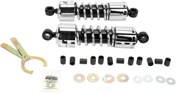 PROGRESSIVE SUSPENSION Shocks - 412 Cruiser Series - Chrome - 11" - Standard 412-4233C