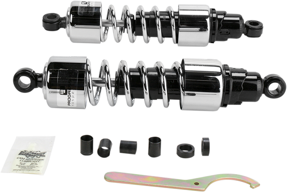 PROGRESSIVE SUSPENSION 412 Series Shocks - Chrome - 12" - Heavy Duty 412-4234C